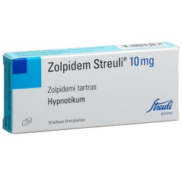 ZOLPIDEM Streuli cpr pell 10 mg 10 pce
