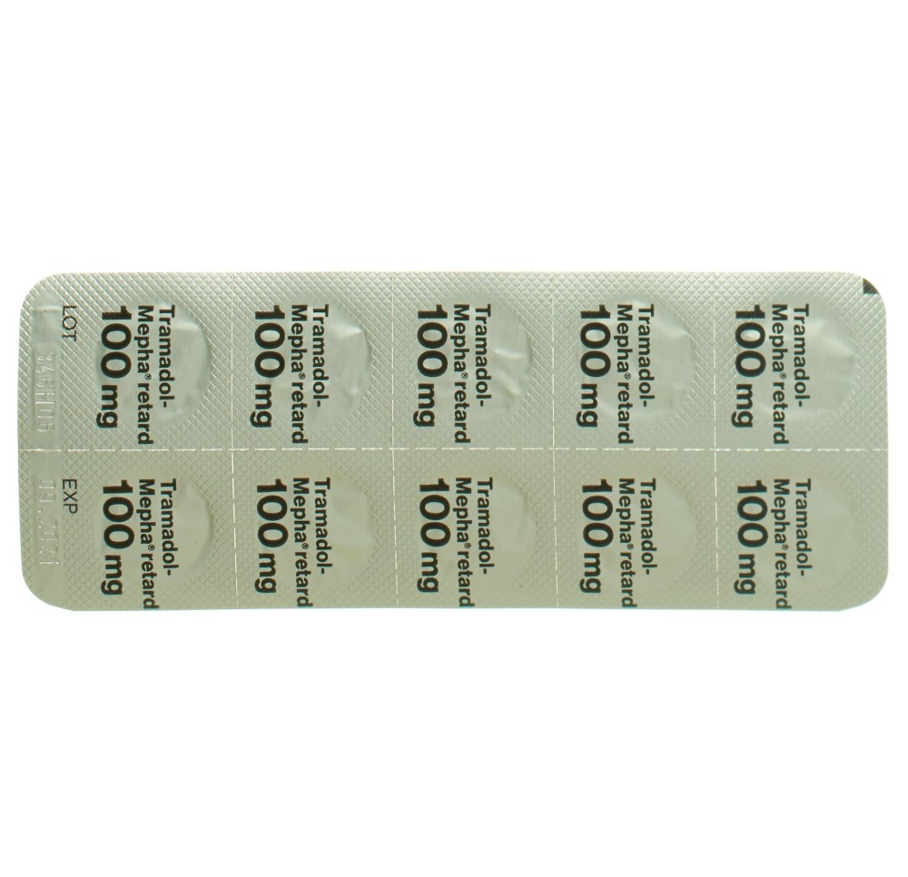 TRAMADOL Mepha retard cpr ret 100 mg 50 pce TRAMADOL Mepha retard cpr ret 100 mg 50 pce