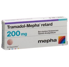 TRAMADOL Mepha retard cpr ret 200 mg 10 pce