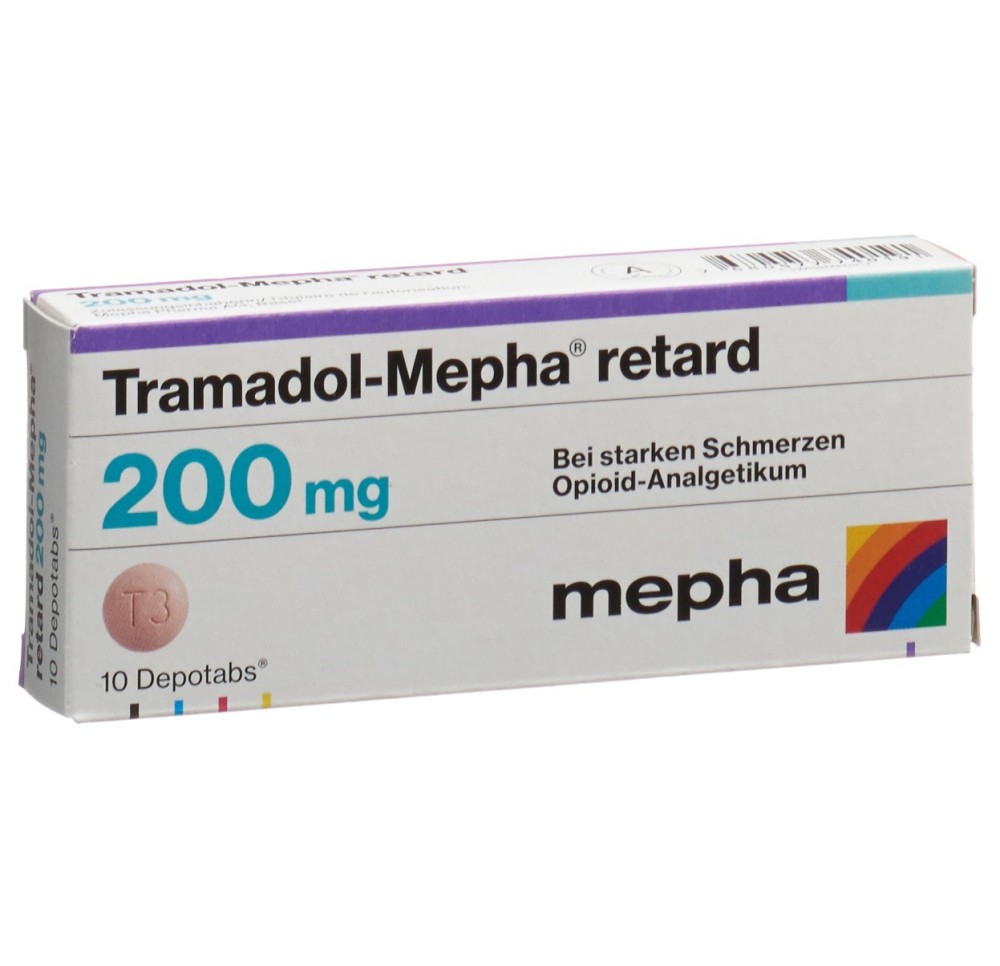 TRAMADOL Mepha retard cpr ret 200 mg 10 pce TRAMADOL Mepha retard cpr ret 200 mg 10 pce
