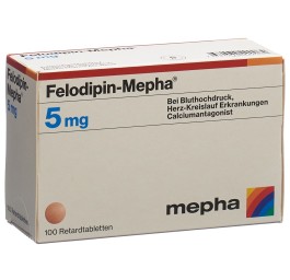 FELODIPIN Mepha cpr ret 5 mg 100 pce