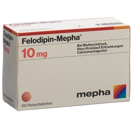 FELODIPIN Mepha cpr ret 10 mg 100 pce