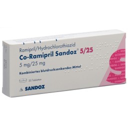 CO-RAMIPRIL Sandoz cpr 5/25 20 pce