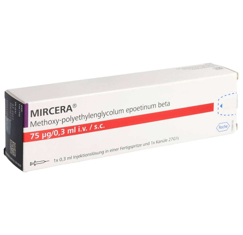 MIRCERA sol inj 75 mcg/0.3 ml ser pré MIRCERA sol inj 75 mcg/0.3 ml ser pré