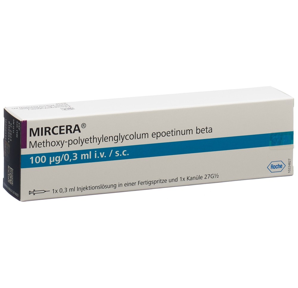 MIRCERA sol inj 100 mcg/0.3 ml ser pré MIRCERA sol inj 100 mcg/0.3 ml ser pré