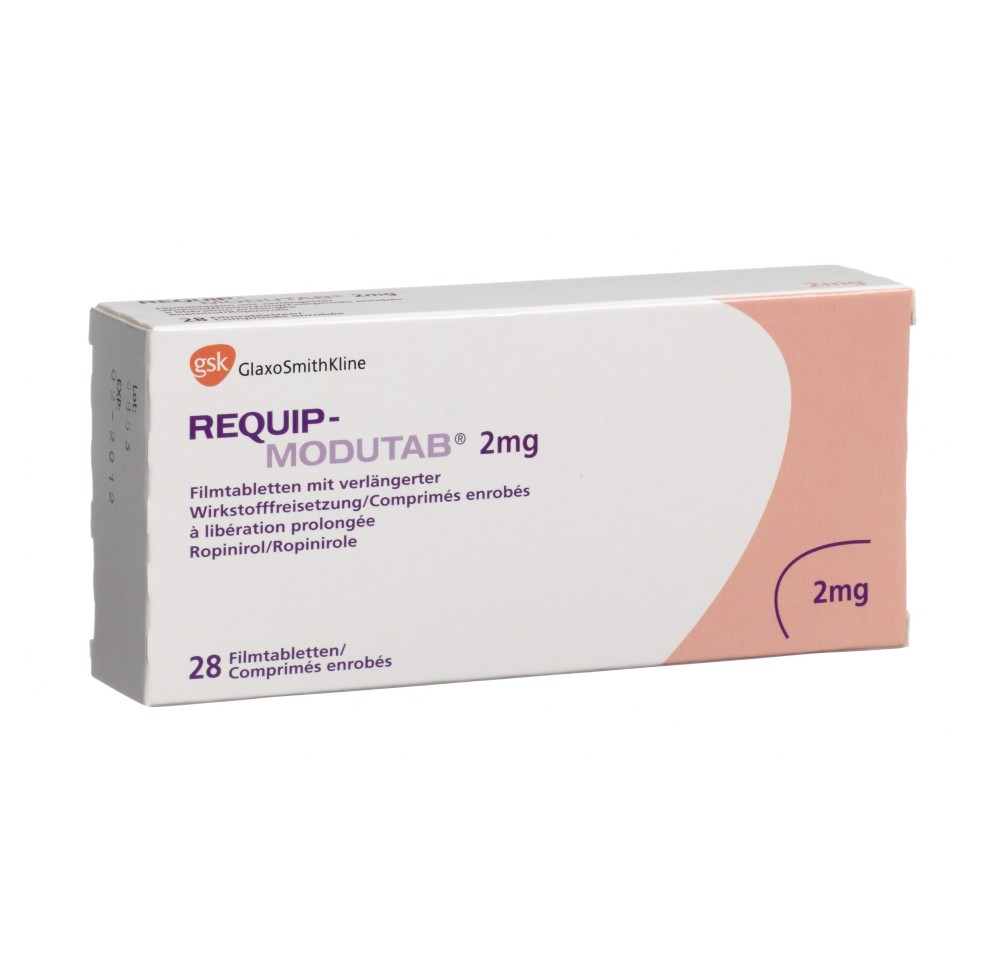 REQUIP Modutab cpr pell 2 mg 28 pce REQUIP Modutab cpr pell 2 mg 28 pce