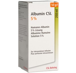 ALBUMIN CSL sol perf 5 % 250ml