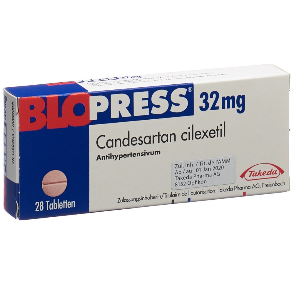 BLOPRESS cpr 32 mg 28 pce BLOPRESS cpr 32 mg 28 pce
