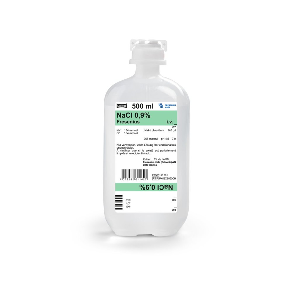 NACL Fresenius 0.9 % 500ml KabiPac 10 pce NACL Fresenius 0.9 % 500ml KabiPac 10 pce