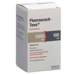 FLUOROURACIL Teva 5000 mg/100ml flac 100 ml