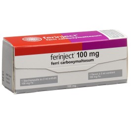 FERINJECT prép inj perf 100 mg/2ml 5 x 2 ml