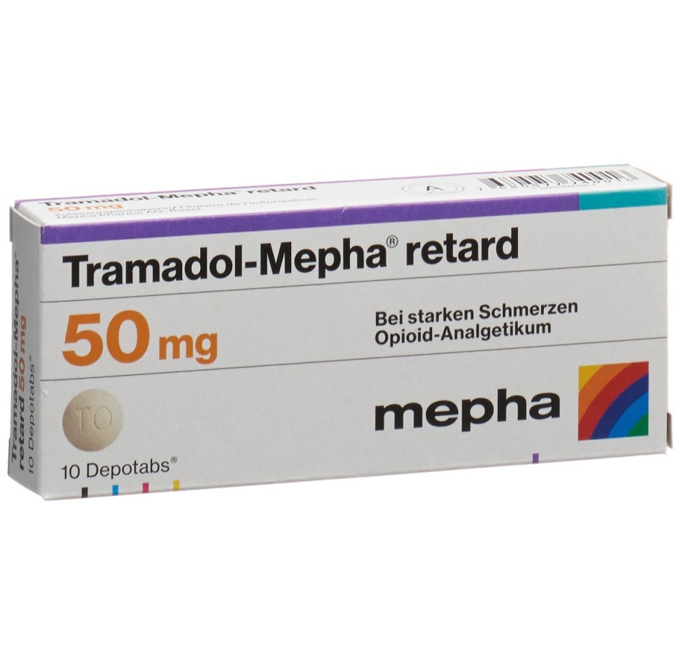 TRAMADOL Mepha retard cpr ret 50 mg 10 pce TRAMADOL Mepha retard cpr ret 50 mg 10 pce
