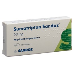 SUMATRIPTAN Sandoz cpr 50 mg 12 pce