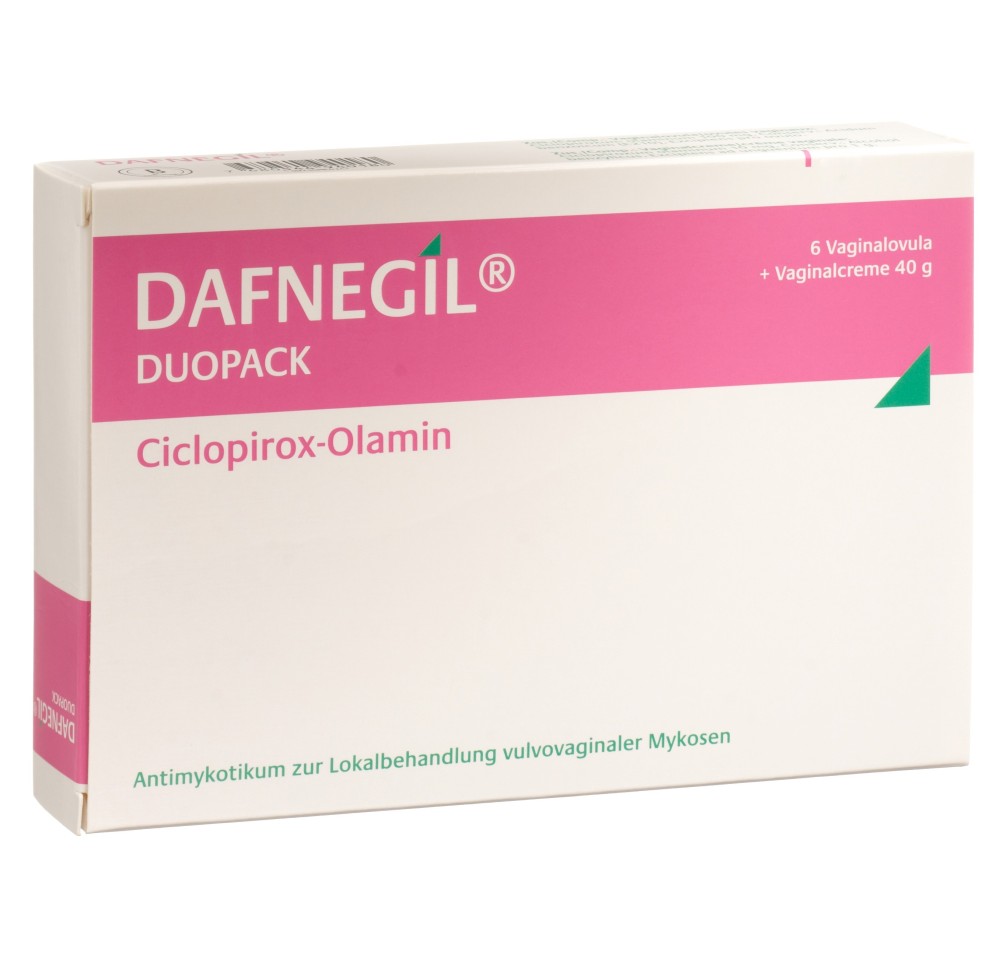 DAFNEGIL duopack 6 Ovula+40 g crème DAFNEGIL duopack 6 Ovula+40 g crème