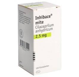 INHIBACE mite cpr pell 2.5 mg fl verre 100 pce
