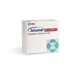 JANUMET cpr pell 50/500 mg 196 pce