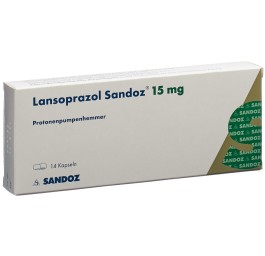 LANSOPRAZOLE Sandoz caps 15 mg 14 pce
