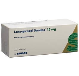 LANSOPRAZOLE Sandoz caps 15 mg 56 pce