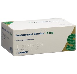 LANSOPRAZOLE Sandoz caps 15 mg 112 pce