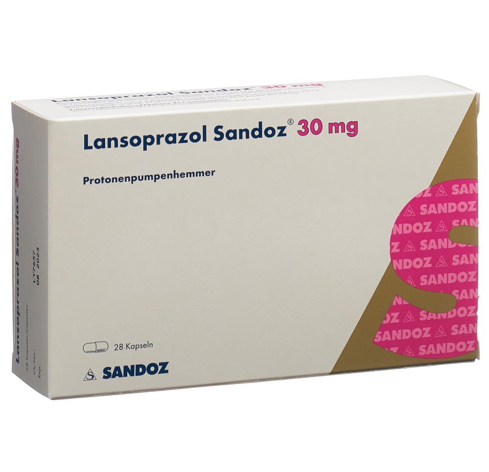 LANSOPRAZOLE Sandoz caps 30 mg 28 pce LANSOPRAZOLE Sandoz caps 30 mg 28 pce