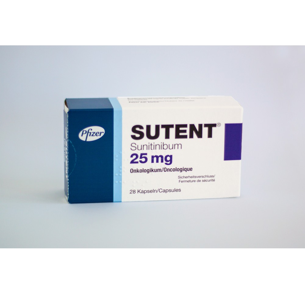 SUTENT caps 25 mg 28 pce SUTENT caps 25 mg 28 pce