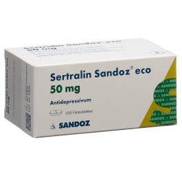 SERTRALINE Sandoz eco cpr pell 50 mg 100 pce
