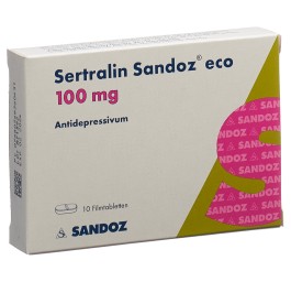 SERTRALINE Sandoz eco cpr pell 100 mg 10 pce