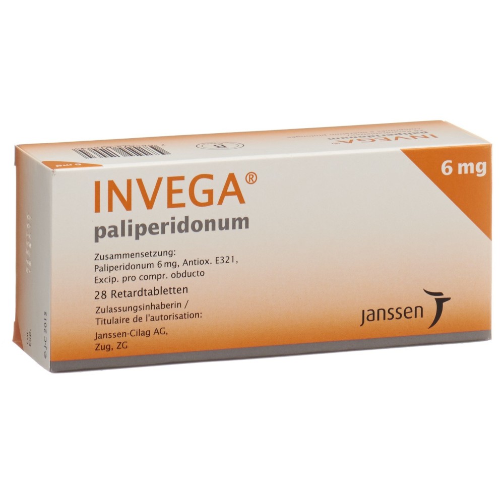 INVEGA cpr ret 6 mg 28 pce