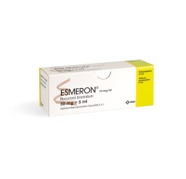 ESMERON sol inj 50 mg/5ml 10 flac 5 ml