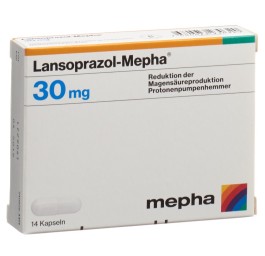 LANSOPRAZOL Mepha caps 30 mg 14 pce