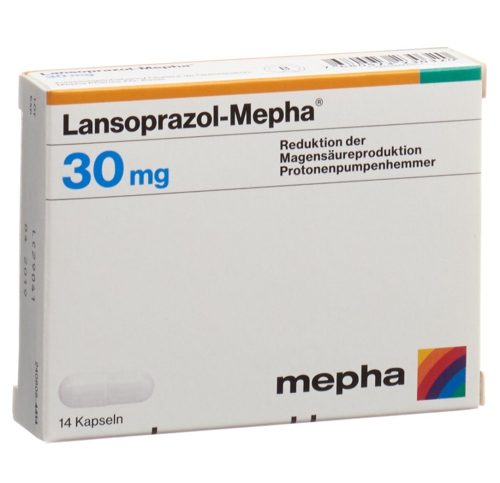 LANSOPRAZOL Mepha caps 30 mg 14 pce LANSOPRAZOL Mepha caps 30 mg 14 pce