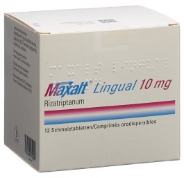 MAXALT Lingual cpr orodisp 10 mg 12 pce