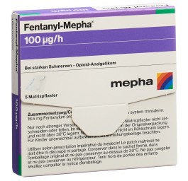 FENTANYL Mepha patch mat 100 mcg/h 5 pce