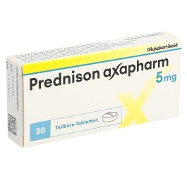 PREDNISONE axapharm cpr 5 mg 20 pce