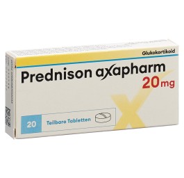 PREDNISONE axapharm cpr 20 mg 20 pce