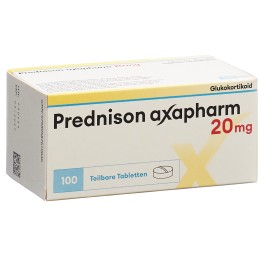 PREDNISONE axapharm cpr 20 mg 100 pce