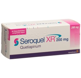 SEROQUEL XR cpr ret 200 mg 60 pce