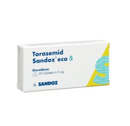 TORASEMIDE Sandoz eco cpr 5 mg 20 pce