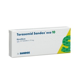 TORASEMIDE Sandoz eco cpr 10 mg 20 pce
