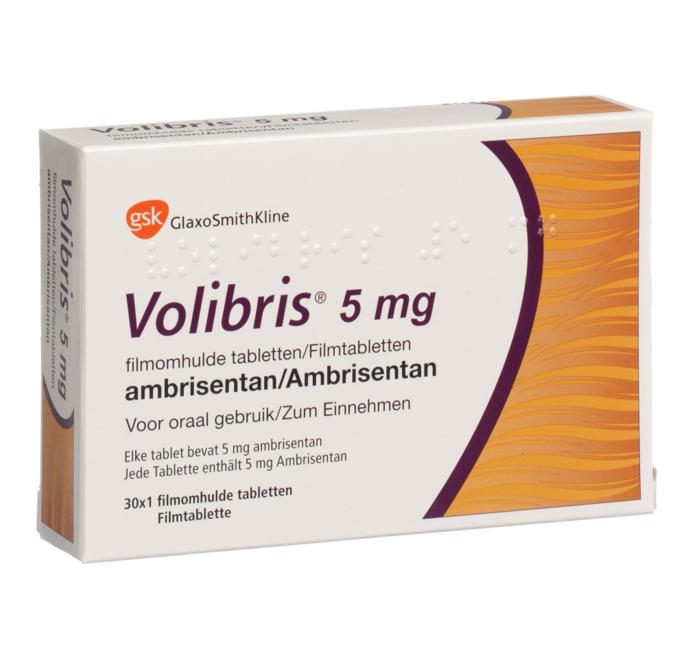VOLIBRIS cpr pell 5 mg 30 pce VOLIBRIS cpr pell 5 mg 30 pce