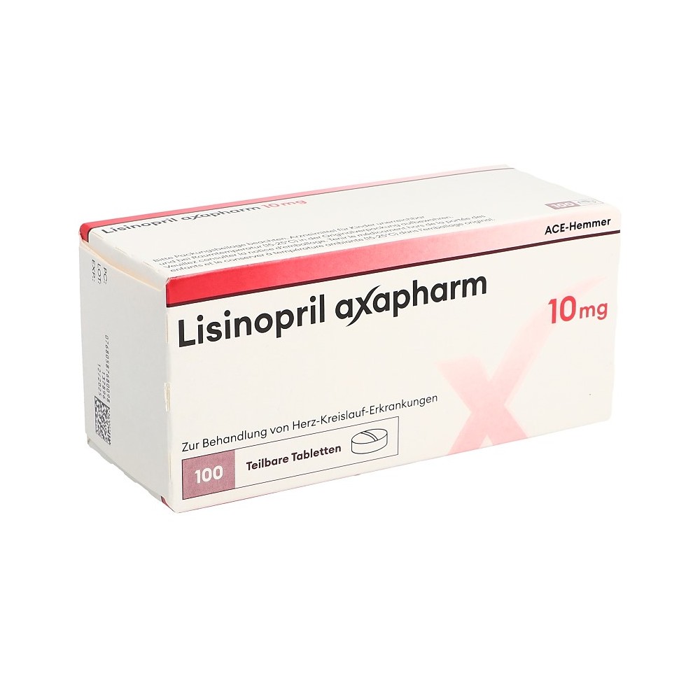 LISINOPRIL axapharm cpr 10 mg 100 pce LISINOPRIL axapharm cpr 10 mg 100 pce