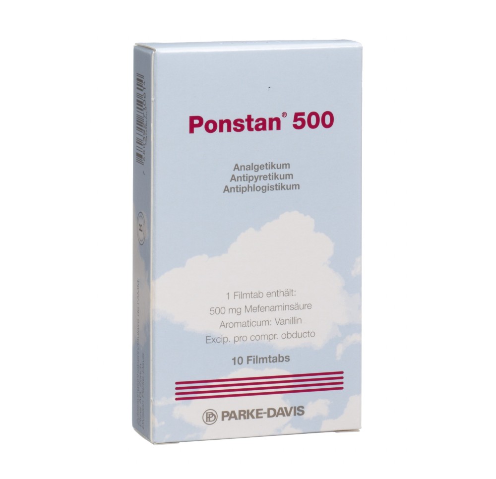 PONSTAN cpr pell 500 mg 10 pce PONSTAN cpr pell 500 mg 10 pce