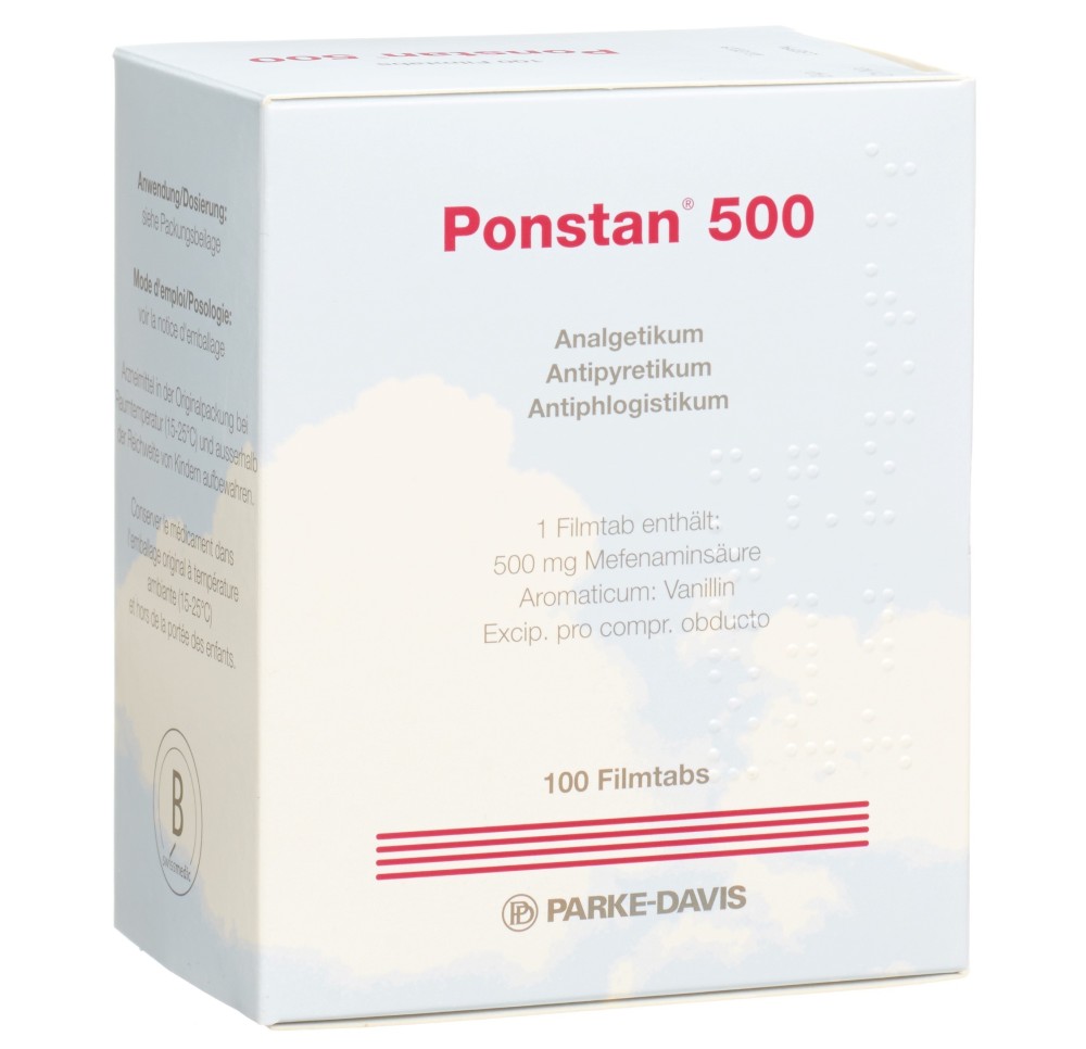 PONSTAN cpr pell 500 mg 100 pce PONSTAN cpr pell 500 mg 100 pce