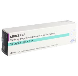 MIRCERA sol inj 30 mcg/0.3 ml ser pré