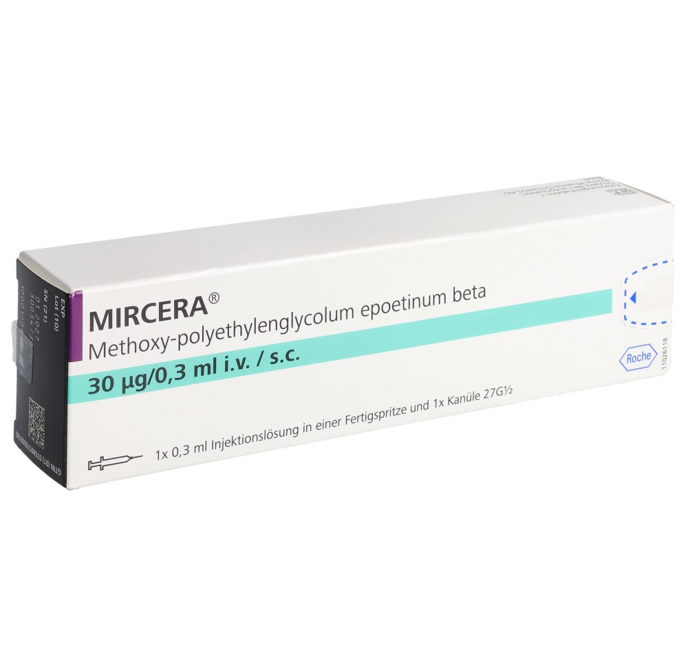 MIRCERA sol inj 30 mcg/0.3 ml ser pré MIRCERA sol inj 30 mcg/0.3 ml ser pré