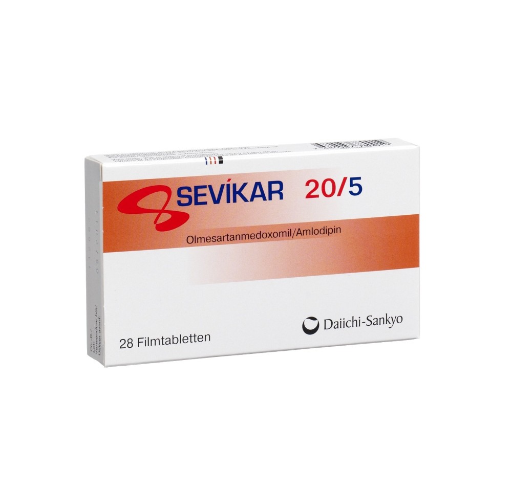 SEVIKAR cpr pell 20/5mg 28 pce SEVIKAR cpr pell 20/5mg 28 pce