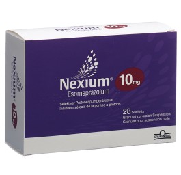 NEXIUM gran 10 mg pour susp orale sach 28 pce