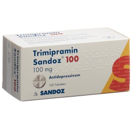 TRIMIPRAMINE Sandoz cpr 100 mg 100 pce