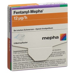 FENTANYL Mepha patch mat 12 mcg/h 5 pce