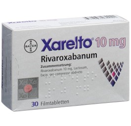 XARELTO cpr pell 10 mg 30 pce